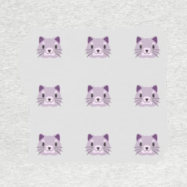 Cute cat pattern by Thepurplepig